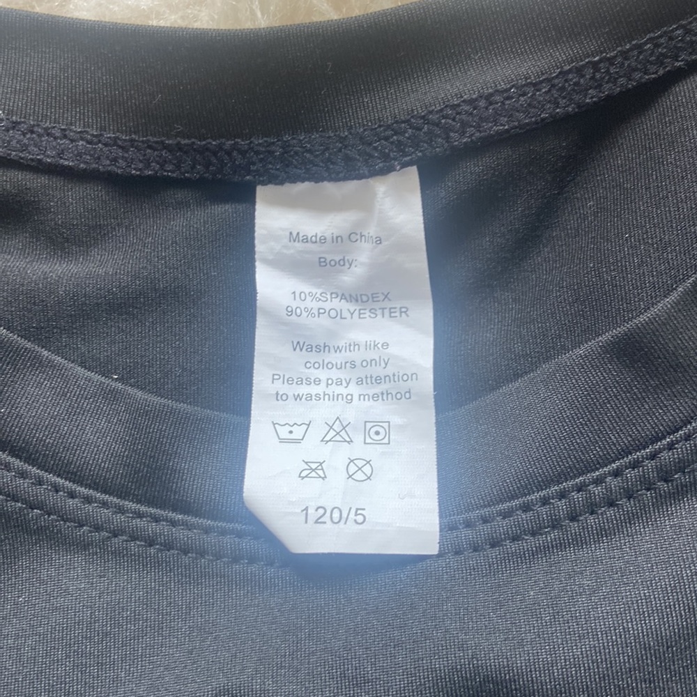Kids Compression black shirt - Picture 4 of 8